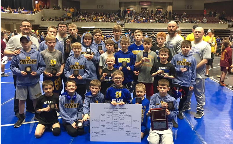 Big Lake Youth Wrestling 2019 NYWA 4th In State